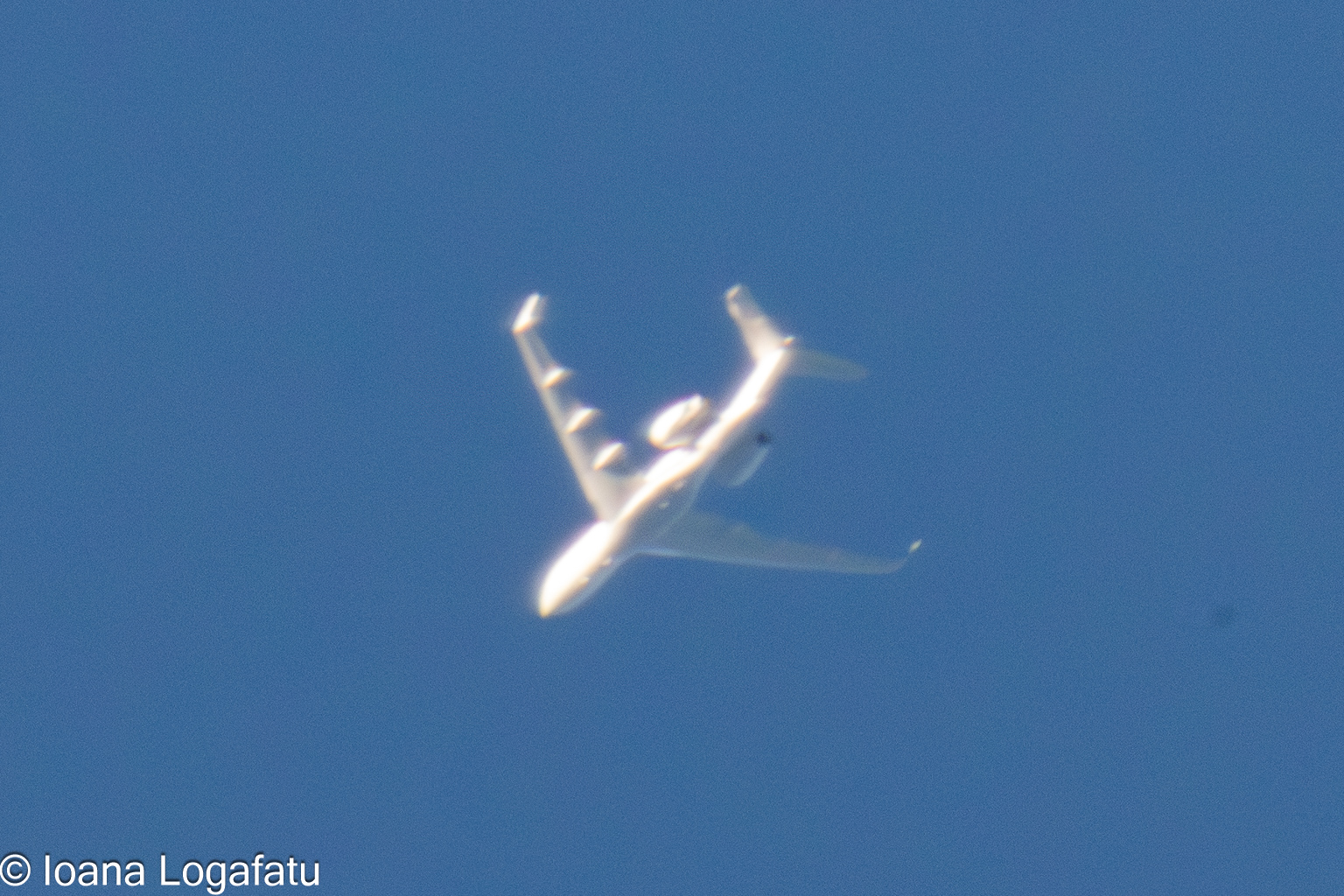 Stunt plane executes daring sky trick